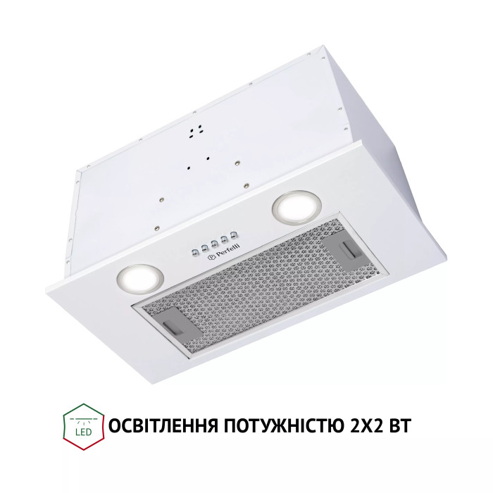Витяжка PERFELLI BI 5652 WH 1000 LED купити у Київі, Харкові, Дніпрі, Одесі, Запоріжжі, Львові магазин TopTv