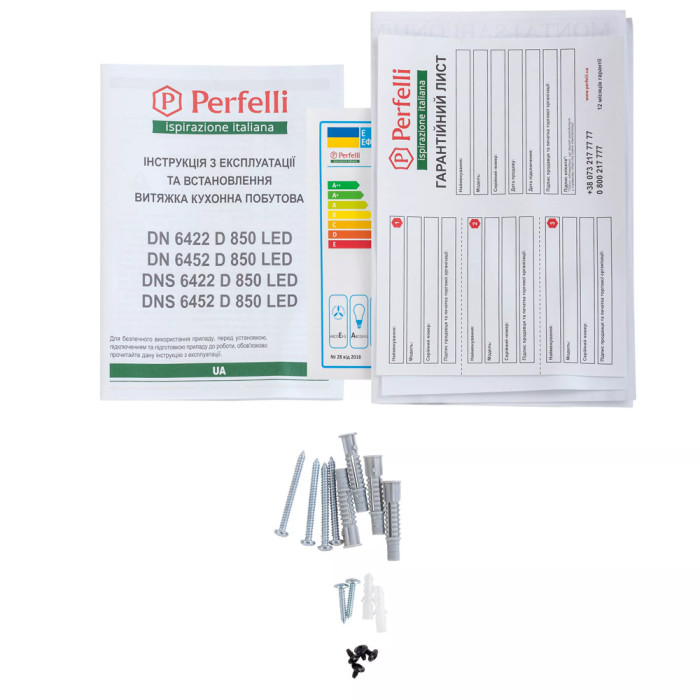 Витяжка PERFELLI DNS 6452D 850 GR LED купити у Київі, Харкові, Дніпрі, Одесі, Запоріжжі, Львові магазин TopTv