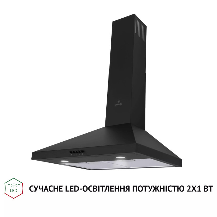 Витяжка PERFELLI K 6402 BL 850 LED купити у Київі, Харкові, Дніпрі, Одесі, Запоріжжі, Львові магазин TopTv