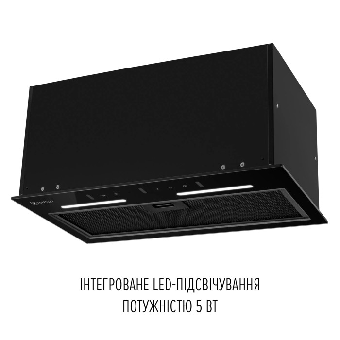 Витяжка PERFELLI Viola 5NWRB Nero купити у Київі, Харкові, Дніпрі, Одесі, Запоріжжі, Львові магазин TopTv