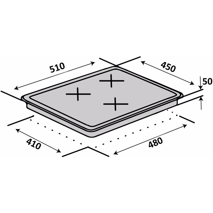 Варильна поверхня VENTOLUX HV 43 TC купити у Київі, Харкові, Дніпрі, Одесі, Запоріжжі, Львові магазин TopTv