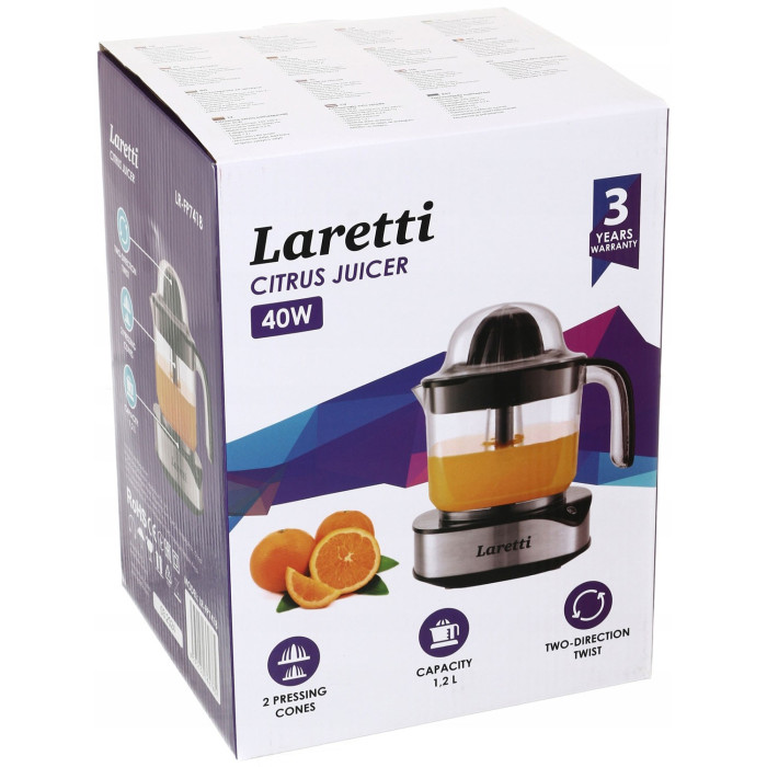 Соковитискач LARETTI LR-FP7418 купити у Київі, Харкові, Дніпрі, Одесі, Запоріжжі, Львові магазин TopTv