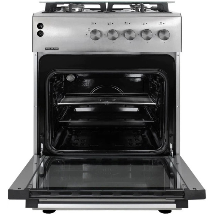 Плита кухонна MILANO ML60 G2 /07C+стальна купити у Київі, Харкові, Дніпрі, Одесі, Запоріжжі, Львові магазин TopTv