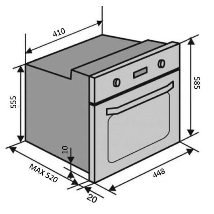 Духова шафа VENTOLUX MUNCHEN 6 TC (BKX) купити у Київі, Харкові, Дніпрі, Одесі, Запоріжжі, Львові магазин TopTv