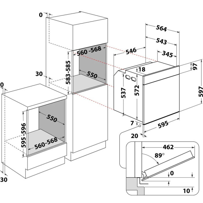 Духовой шкаф WHIRLPOOL WOI4S8CM1SEA купить в Киеве, Харькове, Днепре, Запорожье. Одессе, Львове магазин TOP TV