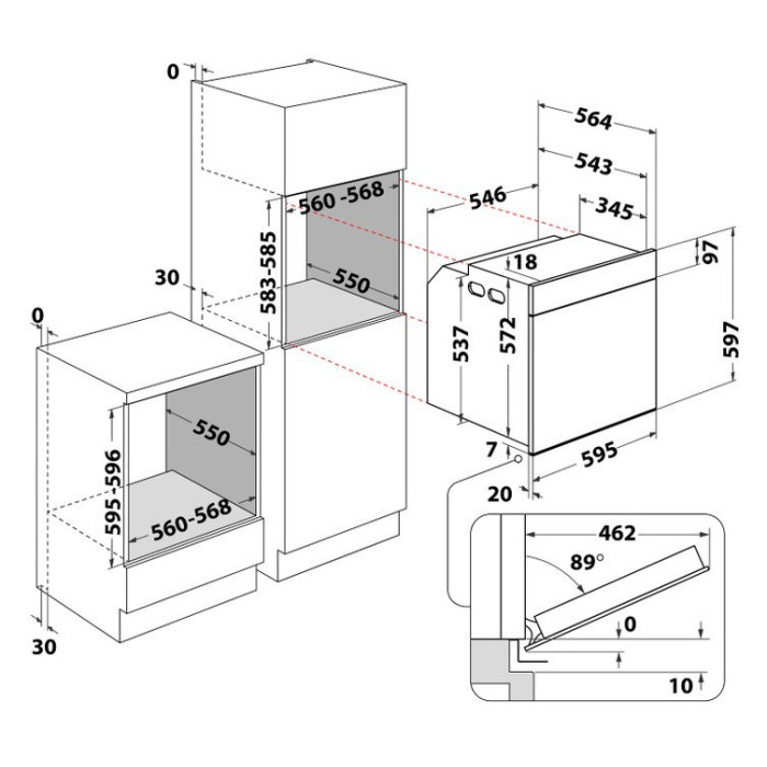 Духовой шкаф WHIRLPOOL WOI5S8HM2SBA купить в Киеве, Харькове, Днепре, Запорожье. Одессе, Львове магазин TOP TV