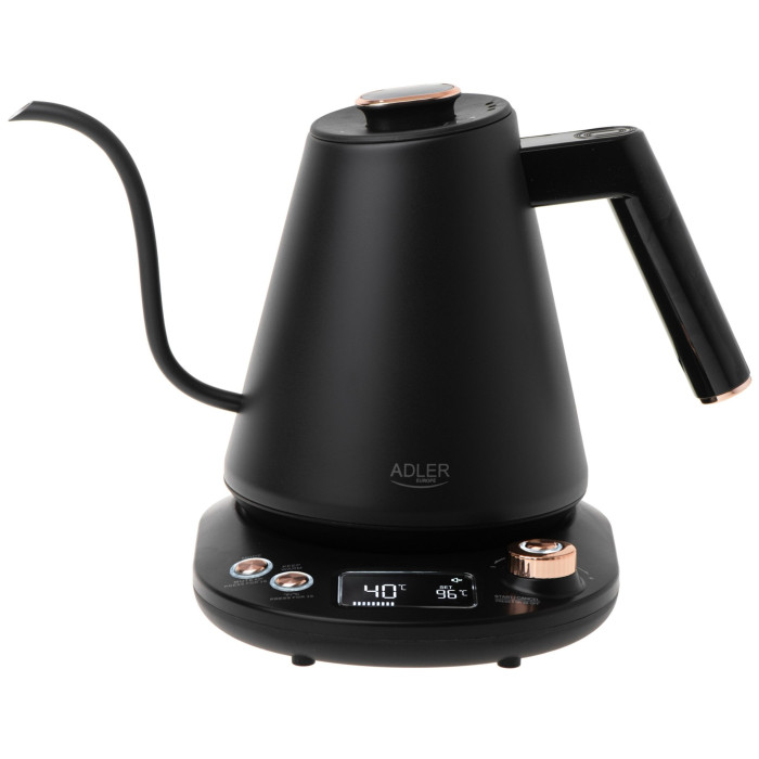 Електрочайник ADLER AD1349 black купити у Київі, Харкові, Дніпрі, Одесі, Запоріжжі, Львові магазин TopTv