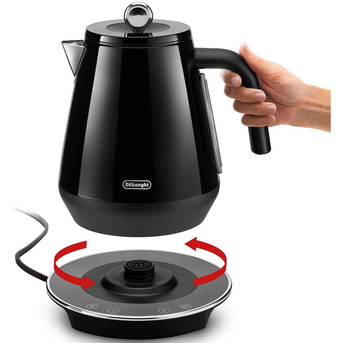 Електрочайник DELONGHI KBY2011.BK купити у Київі, Харкові, Дніпрі, Одесі, Запоріжжі, Львові магазин TopTv