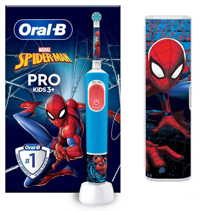 Зубная щетка Oral-B D103.413.2KX Spider-Man купить в Киеве, Харькове, Днепре, Запорожье. Одессе, Львове магазин TOP TV