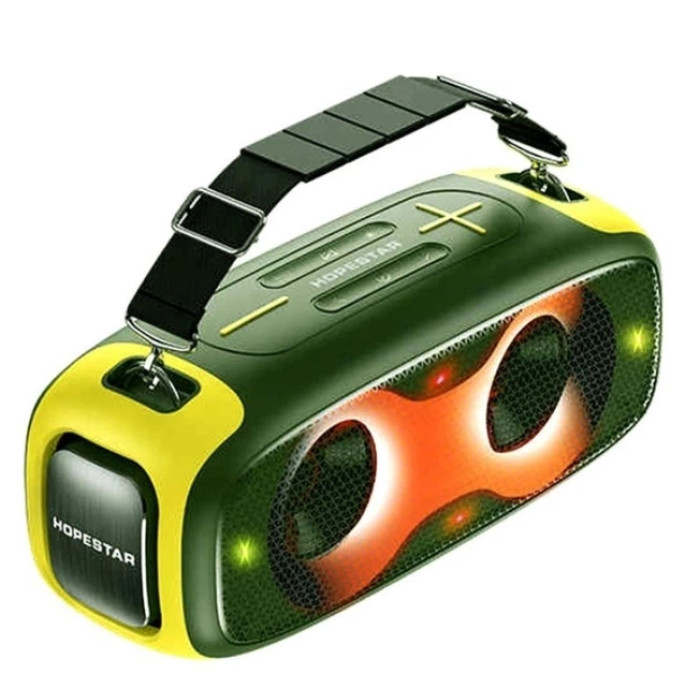 Портативная колонка HOPESTAR A30 Party Green купить в Киеве, Харькове, Днепре, Запорожье. Одессе, Львове магазин TOP TV