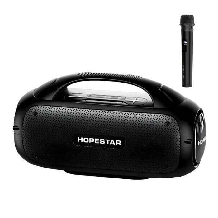Портативная колонка HOPESTAR A50 Karaoke Black купить в Киеве, Харькове, Днепре, Запорожье. Одессе, Львове магазин TOP TV
