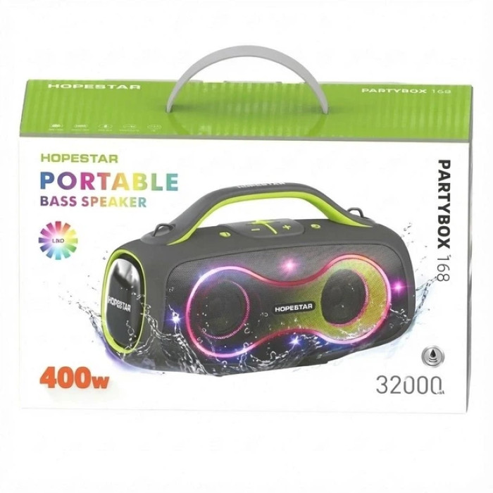 Портативная колонка HOPESTAR PARTYBOX 168 купить в Киеве, Харькове, Днепре, Запорожье. Одессе, Львове магазин TOP TV
