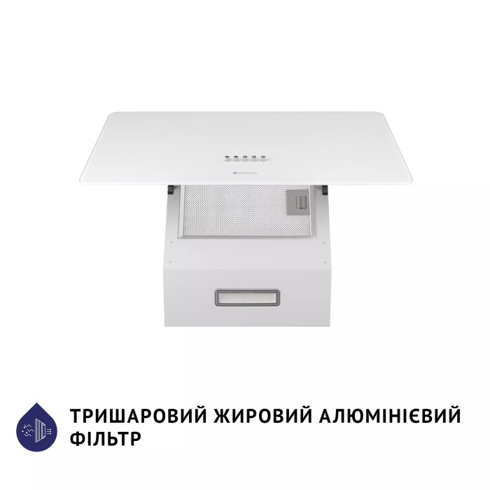 Витяжка MINOLA HDN 5224 WH 700 LED купити у Київі, Харкові, Дніпрі, Одесі, Запоріжжі, Львові магазин TopTv