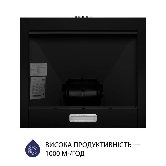 Витяжка MINOLA HK 5614 BL 1000 LED купити у Київі, Харкові, Дніпрі, Одесі, Запоріжжі, Львові магазин TopTv