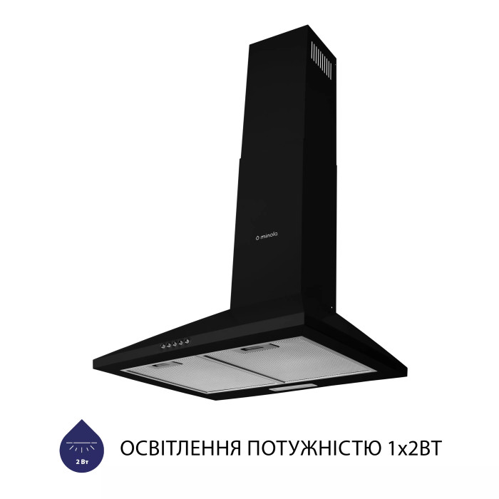 Витяжка MINOLA HK 5614 BL 1000 LED купити у Київі, Харкові, Дніпрі, Одесі, Запоріжжі, Львові магазин TopTv