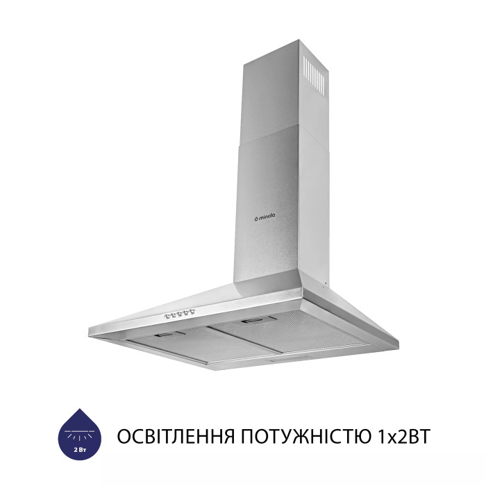 Витяжка MINOLA HK 5614 I 1000 LED купити у Київі, Харкові, Дніпрі, Одесі, Запоріжжі, Львові магазин TopTv