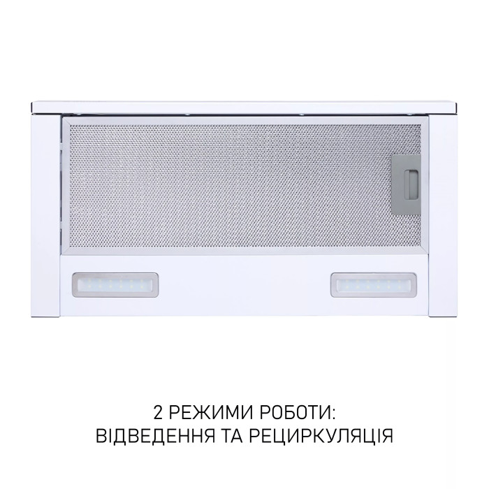 Витяжка MINOLA HTL 6215 WH 700 LED купити у Київі, Харкові, Дніпрі, Одесі, Запоріжжі, Львові магазин TopTv