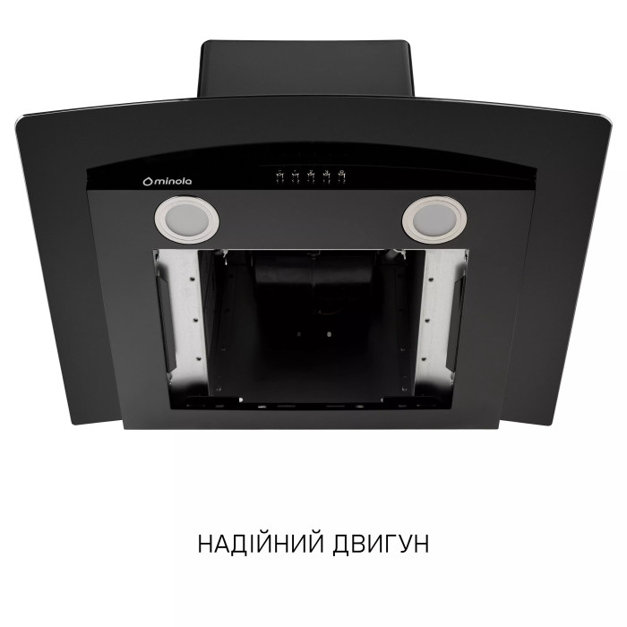 Витяжка MINOLA MTG 6642 BL  LED купити у Київі, Харкові, Дніпрі, Одесі, Запоріжжі, Львові магазин TopTv