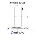 Витяжка MINOLA MTG 6642 BL  LED купити у Київі, Харкові, Дніпрі, Одесі, Запоріжжі, Львові магазин TopTv