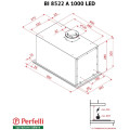Витяжка PERFELLI BI 8522 A 1000 I LED купити у Київі, Харкові, Дніпрі, Одесі, Запоріжжі, Львові магазин TopTv