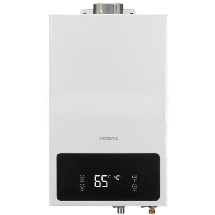 Газова колонка ARDESTO GWH-HB02-10T-WHITE1 купити у Київі, Харкові, Дніпрі, Одесі, Запоріжжі, Львові магазин TopTv