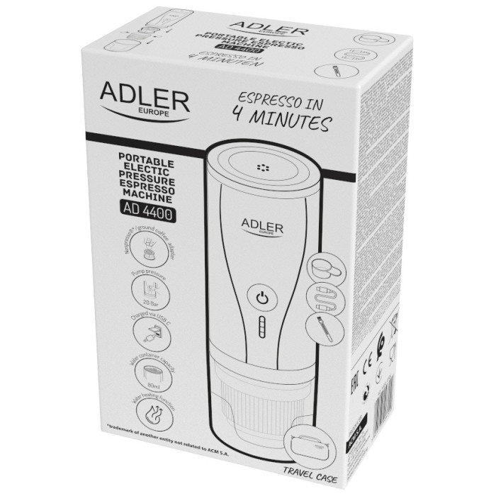 Кавоварка ADLER AD4400 купити у Київі, Харкові, Дніпрі, Одесі, Запоріжжі, Львові магазин TopTv