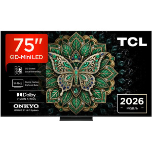 Телевізор TCL 75C6K PRO