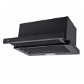 Витяжка VENTOLUX GARDA 60 BK (1100) LED 2S