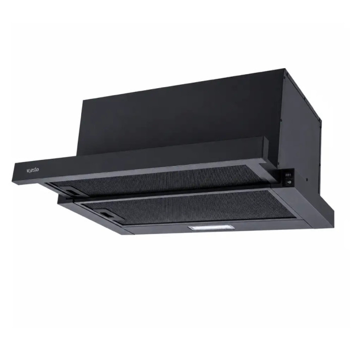 Витяжка VENTOLUX GARDA 60 BK (1100) LED 2S
