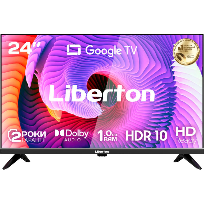 Телевизор LIBERTON LTV-24H02GT купить в Киеве, Харькове, Днепре, Запорожье. Одессе, Львове магазин TOP TV