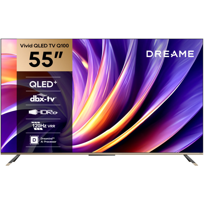 Телевізор Dreame Vivid QLED 4K TV 55Q100 купити у Київі, Харкові, Дніпрі, Одесі, Запоріжжі, Львові магазин TopTv